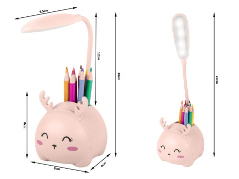Lampka nocna dla dzieci led usb organizer stojak telefon do czytania nauki Lampka nocna dla dzieci led usb organizer stojak telefon do czytania nauki