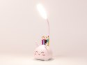 Lampka nocna dla dzieci led usb organizer stojak telefon do czytania nauki