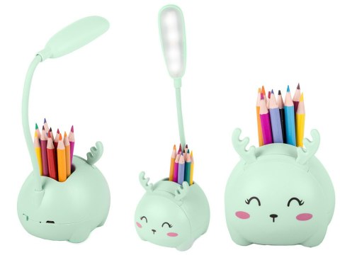 Lampka nocna dla dzieci led usb organizer stojak telefon do czytania nauki Lampka nocna dla dzieci led usb organizer stojak telefon do czytania nauki