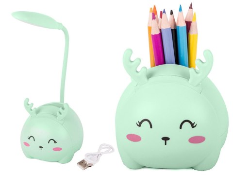 Lampka nocna dla dzieci led usb organizer stojak telefon do czytania nauki Lampka nocna dla dzieci led usb organizer stojak telefon do czytania nauki