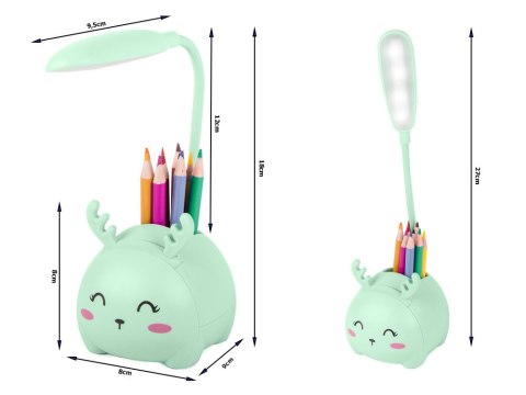 Lampka nocna dla dzieci led usb organizer stojak telefon do czytania nauki Lampka nocna dla dzieci led usb organizer stojak telefon do czytania nauki