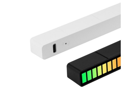 Ledy usb reakcja na dźwięk multikolor neon listwa rgb led mruga akumulator Ledy usb reakcja na dźwięk multikolor neon listwa rgb led mruga akumulator