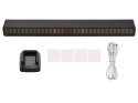 Ledy usb reakcja na dźwięk multikolor neon listwa rgb led mruga akumulator