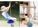 Huśtawka ogrodowa dla dzieci dysk okrągła dziecięca do ogrodu lina mocna