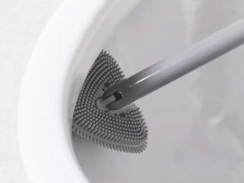 Silikonowa szczotka toaletowa do toalety wc do mycia pojemnik naścienny Silikonowa szczotka toaletowa do toalety wc do mycia pojemnik naścienny