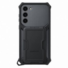 ETUI PANCERNY POKROWIEC Z PODSTAWKĄ SAMSUNG GALAXY S23+ RUGGED GADGET CASE SZARE