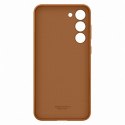 ETUI POKROWIEC Z NATURALNEJ SKÓRY SAMSUNG GALAXY S23+ LEATHER COVER CAMEL