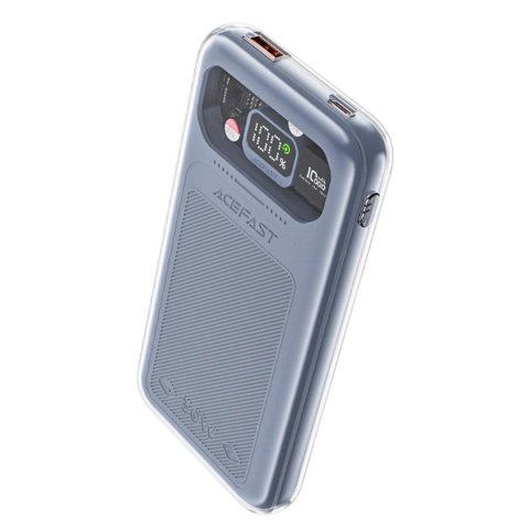 POWERBANK 10000MAH SPARKLING SERIES SZYBKIE ŁADOWANIE 30W SZARY POWERBANK 10000MAH SPARKLING SERIES SZYBKIE ŁADOWANIE 30W SZARY