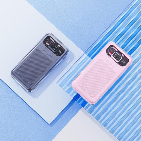 POWERBANK 10000MAH SPARKLING SERIES SZYBKIE ŁADOWANIE 30W SZARY POWERBANK 10000MAH SPARKLING SERIES SZYBKIE ŁADOWANIE 30W SZARY