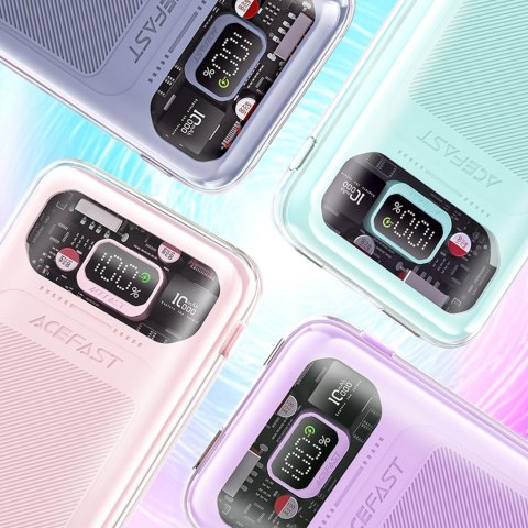 POWERBANK 10000MAH SPARKLING SERIES SZYBKIE ŁADOWANIE 30W SZARY POWERBANK 10000MAH SPARKLING SERIES SZYBKIE ŁADOWANIE 30W SZARY