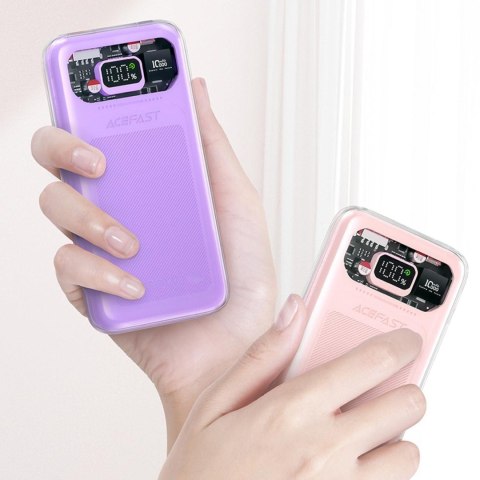 POWERBANK 10000MAH SPARKLING SERIES SZYBKIE ŁADOWANIE 30W SZARY POWERBANK 10000MAH SPARKLING SERIES SZYBKIE ŁADOWANIE 30W SZARY