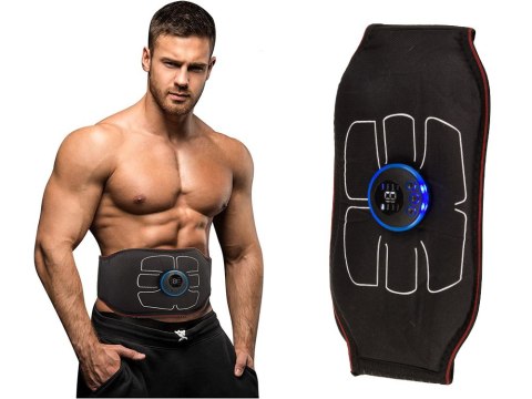 Elektrostymulator mięśni brzucha pas masażer odchudzający ems stymulator Elektrostymulator mięśni brzucha pas masażer odchudzający ems stymulator