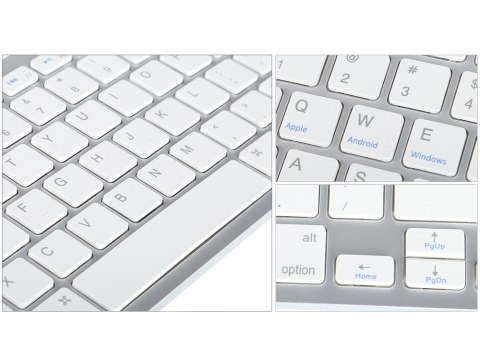 Klawiatura bezprzewodowa bluetooth do pc ipad mac mała slim niskoprofilowa Klawiatura bezprzewodowa bluetooth do pc ipad mac mała slim niskoprofilowa