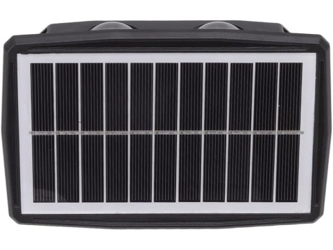 Lampa elewacyjna solarna led z czujnikiem zmierzchu naścienna kinkiet Lampa elewacyjna solarna led z czujnikiem zmierzchu naścienna kinkiet