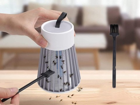 Lampa owadobójcza uv na komary muchy elektryczna owady pułkapka skuteczna Lampa owadobójcza uv na komary muchy elektryczna owady pułkapka skuteczna