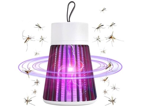 Lampa owadobójcza uv na komary muchy elektryczna owady pułkapka skuteczna Lampa owadobójcza uv na komary muchy elektryczna owady pułkapka skuteczna