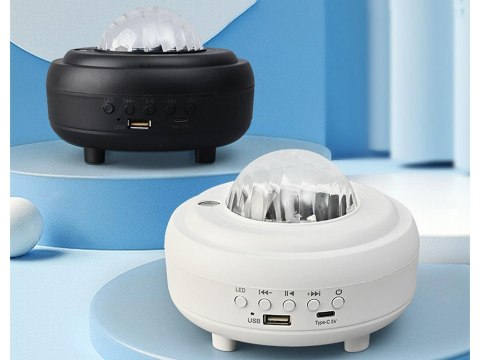 Lampka nocna led projektor gwiazd rzutnik zorza nieba głośnik bluetooth Lampka nocna led projektor gwiazd rzutnik zorza nieba głośnik bluetooth