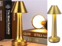 Lampka nocna stołowa do sypialni dotykowa lampa 3 stopniowa bezprzewodowa