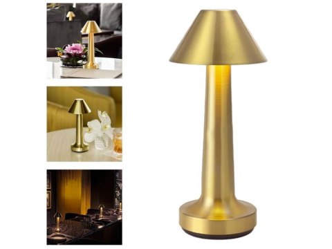 Lampka nocna stołowa do sypialni dotykowa lampa 3 stopniowa bezprzewodowa Lampka nocna stołowa do sypialni dotykowa lampa 3 stopniowa bezprzewodowa
