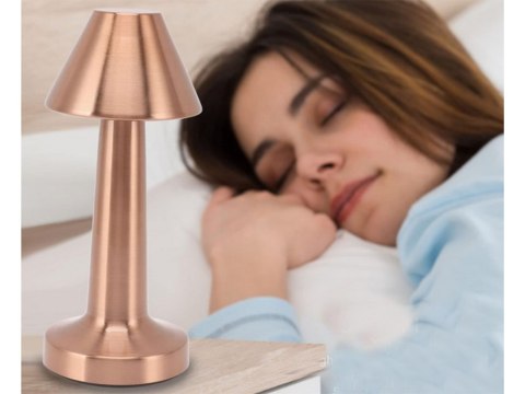 Lampka nocna stołowa do sypialni dotykowa lampa 3 stopniowa bezprzewodowa Lampka nocna stołowa do sypialni dotykowa lampa 3 stopniowa bezprzewodowa