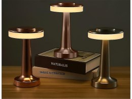Lampka nocna stołowa dotykowa lampa 3 stopniowa do sypialni bezprzewodowa