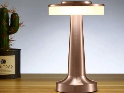 Lampka nocna stołowa dotykowa lampa 3 stopniowa do sypialni bezprzewodowa Lampka nocna stołowa dotykowa lampa 3 stopniowa do sypialni bezprzewodowa