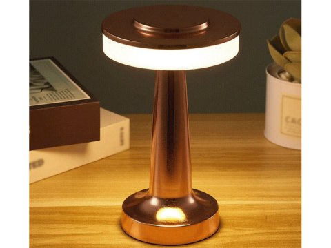 Lampka nocna stołowa dotykowa lampa 3 stopniowa do sypialni bezprzewodowa Lampka nocna stołowa dotykowa lampa 3 stopniowa do sypialni bezprzewodowa