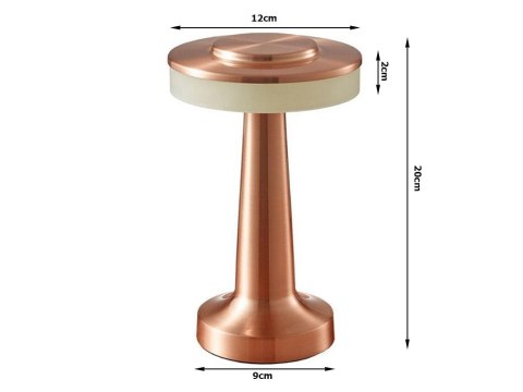 Lampka nocna stołowa dotykowa lampa 3 stopniowa do sypialni bezprzewodowa Lampka nocna stołowa dotykowa lampa 3 stopniowa do sypialni bezprzewodowa