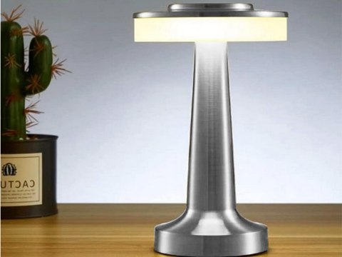 Lampka nocna stołowa dotykowa lampa 3 stopniowa do sypialni bezprzewodowa Lampka nocna stołowa dotykowa lampa 3 stopniowa do sypialni bezprzewodowa
