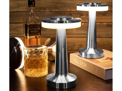 Lampka nocna stołowa dotykowa lampa 3 stopniowa do sypialni bezprzewodowa Lampka nocna stołowa dotykowa lampa 3 stopniowa do sypialni bezprzewodowa
