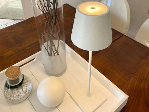 Lampka nocna stołowa dotykowa lampa 3 stopniowa wysoka bezprzewodowa usb Lampka nocna stołowa dotykowa lampa 3 stopniowa wysoka bezprzewodowa usb