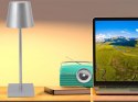 Lampka nocna stołowa dotykowa lampa 3 stopniowa wysoka bezprzewodowa usb