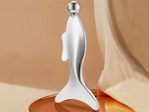 Masażer metalowy płytka do masażu kulkowy kulka do ciała zimny nierdzewny Masażer metalowy płytka do masażu kulkowy kulka do ciała zimny nierdzewny