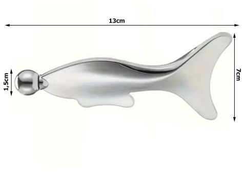 Masażer metalowy płytka do masażu kulkowy kulka do ciała zimny nierdzewny Masażer metalowy płytka do masażu kulkowy kulka do ciała zimny nierdzewny