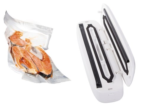 Zgrzewarka próżniowa do pakowarka do folii żywności jedzenia + worki 5szt Zgrzewarka próżniowa do pakowarka do folii żywności jedzenia + worki 5szt