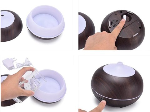 Nawilżacz powietrza aromaterapia dyfuzor zapachowy wyłącznik czasowy rgb Nawilżacz powietrza aromaterapia dyfuzor zapachowy wyłącznik czasowy rgb