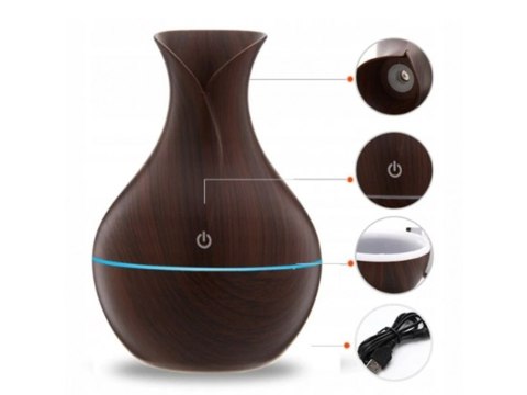 Nawilżacz powietrza dyfuzor zapachowy aromaterapia podświetlenie rgb usb Nawilżacz powietrza dyfuzor zapachowy aromaterapia podświetlenie rgb usb