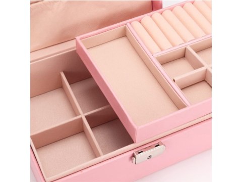 Szkatułka organizer kasetka kuferek na biżuterię elegancka kluczyk pudełko Szkatułka organizer kasetka kuferek na biżuterię elegancka kluczyk pudełko