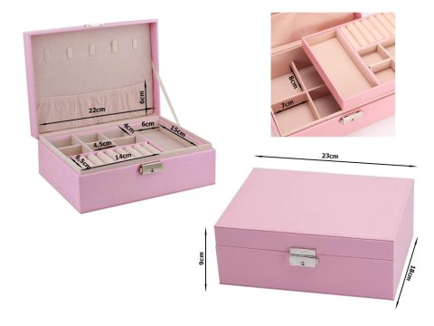 Szkatułka organizer kasetka kuferek na biżuterię elegancka kluczyk pudełko Szkatułka organizer kasetka kuferek na biżuterię elegancka kluczyk pudełko