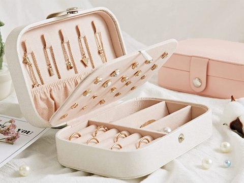 Szkatułka organizer kasetka kuferek na biżuterię elegancka pojemna pudełko Szkatułka organizer kasetka kuferek na biżuterię elegancka pojemna pudełko