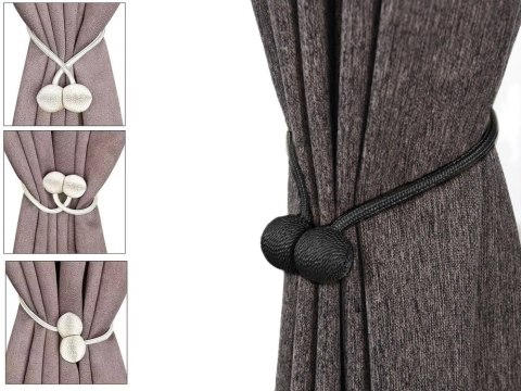 Klamry ozdobne spinki upięcia do zasłon firan na mocny magnes magnetyczne Klamry ozdobne spinki upięcia do zasłon firan na mocny magnes magnetyczne