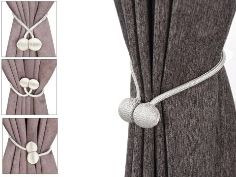 Klamry ozdobne spinki upięcia do zasłon firan na mocny magnes magnetyczne Klamry ozdobne spinki upięcia do zasłon firan na mocny magnes magnetyczne