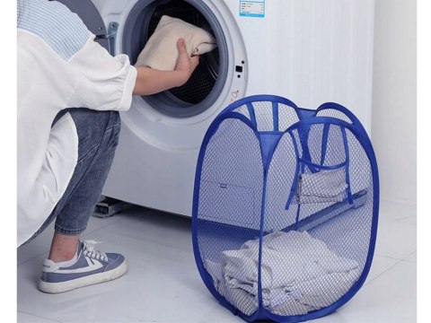 Kosz składany na pranie na zabawki duży pojemnik do przechowywania uchwyty Kosz składany na pranie na zabawki duży pojemnik do przechowywania uchwyty
