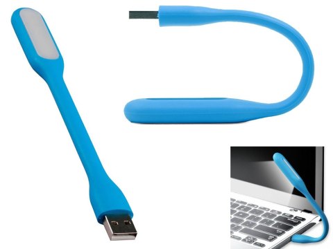 Lampka silikonowa elastyczna usb do laptopa notebooka komputera 6 led mocna Lampka silikonowa elastyczna usb do laptopa notebooka komputera 6 led mocna