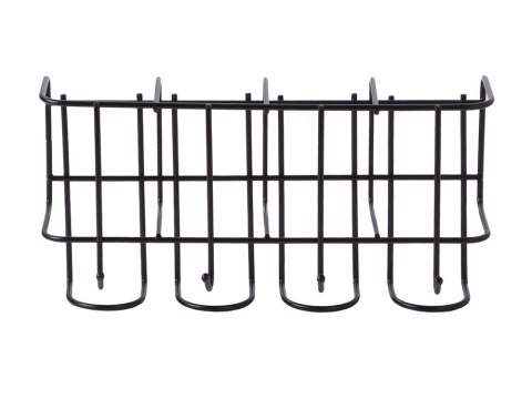 Metalowy uchwyt stojak na 4 parasolki z 4 haczykami organizer metalowy Metalowy uchwyt stojak na 4 parasolki z 4 haczykami organizer metalowy