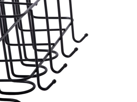 Metalowy uchwyt stojak na 4 parasolki z 4 haczykami organizer metalowy Metalowy uchwyt stojak na 4 parasolki z 4 haczykami organizer metalowy