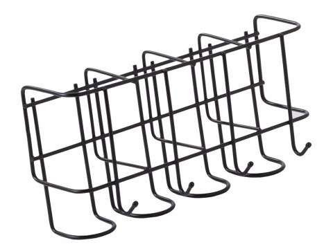 Metalowy uchwyt stojak na 4 parasolki z 4 haczykami organizer metalowy Metalowy uchwyt stojak na 4 parasolki z 4 haczykami organizer metalowy