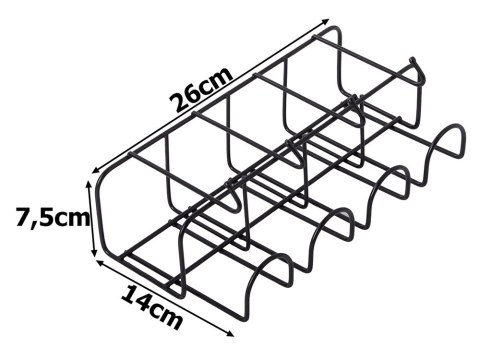 Metalowy uchwyt stojak na 4 parasolki z 4 haczykami organizer metalowy Metalowy uchwyt stojak na 4 parasolki z 4 haczykami organizer metalowy