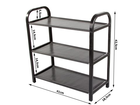 Półka na buty obuwie organizer szafka stojak regał 3 półki do przedpokoju Półka na buty obuwie organizer szafka stojak regał 3 półki do przedpokoju