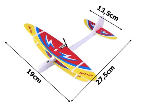 Samolot styropianowy latający piankowy usb led szybowiec rzutka silnik Samolot styropianowy latający piankowy usb led szybowiec rzutka silnik